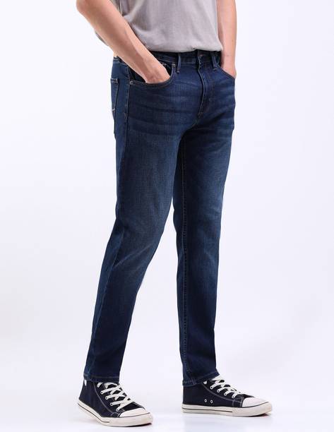 FLYING MACHINE Tapered Fit Men Blue Jeans