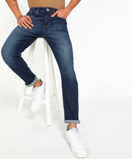 FLYING MACHINE Tapered Fit Men Blue Jeans