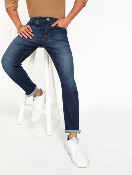 FLYING MACHINE Tapered Fit Men Blue Jeans