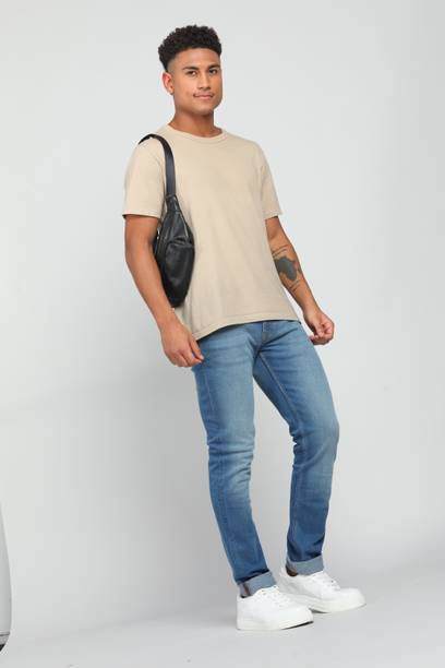Allen Solly Men Slim Mid Rise Blue Jeans