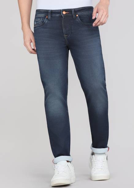 KILLER Men Slim Mid Rise Blue Jeans