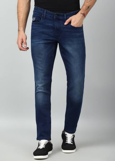 U.S. Polo Assn. Denim Co. Men Slim Mid Rise Blue Jeans