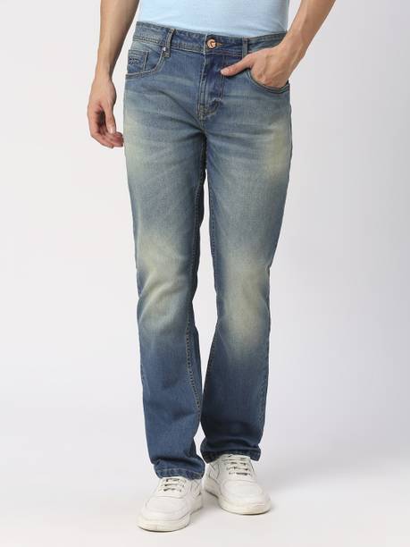 Being Human Men Slim Fit Heavy Fade Stretchable Jeans