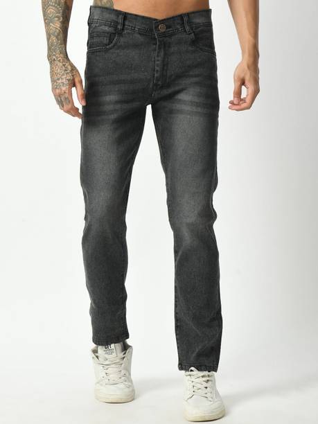 SZN Men Slim Mid Rise Grey Jeans
