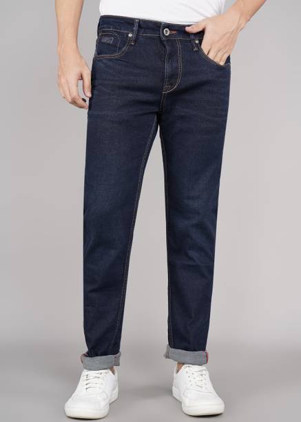 KILLER Men Slim Mid Rise Dark Blue Jeans