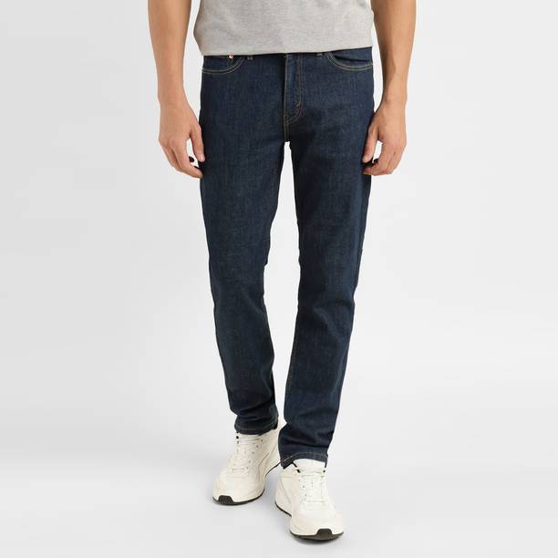 511 Men Slim Mid Rise Blue Jeans