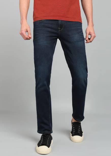 KILLER Men Slim Mid Rise Dark Blue Jeans