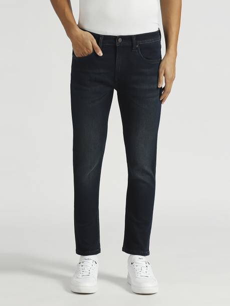 Pepe Jeans Men Skinny Mid Rise Dark Blue Jeans