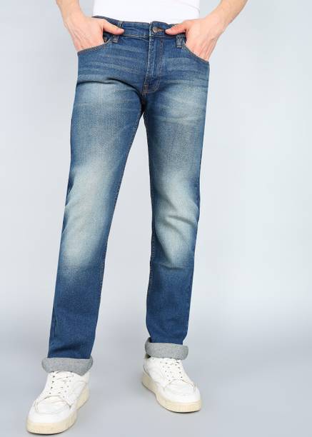 Pepe Jeans Men Slim Mid Rise Blue Jeans