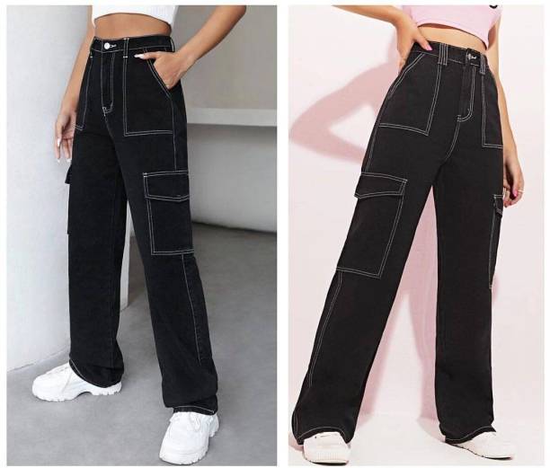 Wide Leg Jeans - Buy Wide Leg Jeans online at Best Prices in India ...