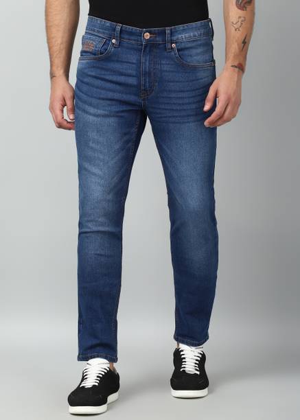 U.S. Polo Assn. Denim Co. Men Slim Mid Rise Blue Jeans