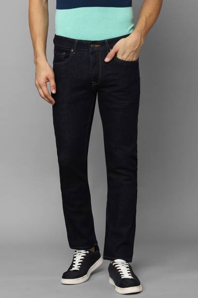 Louis Philippe Jeans Men Slim Low Rise Dark Blue Jeans