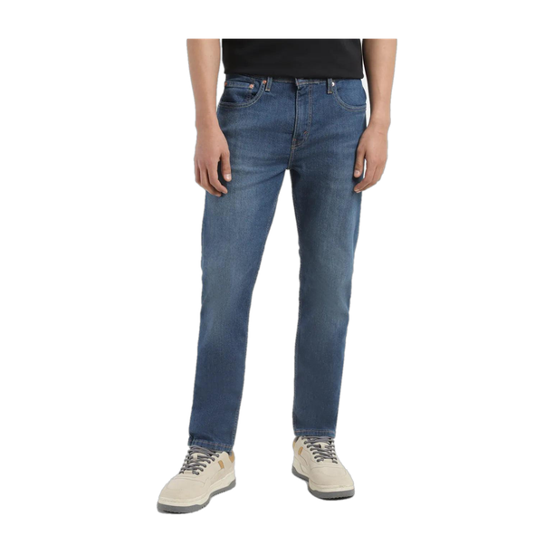 512 Men Tapered Fit Mid Rise Blue Jeans