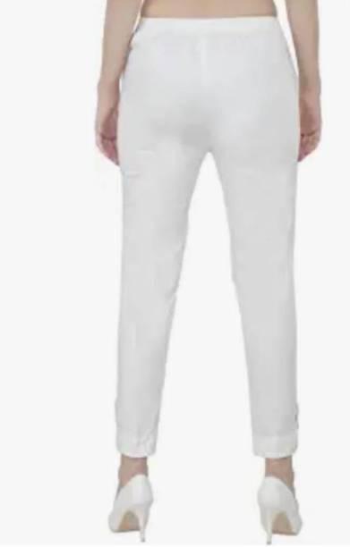 CREATIVE Slim Women White Jeans
