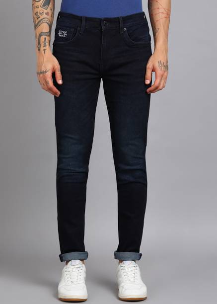 U.S. Polo Assn. Denim Co. Men Slim Mid Rise Blue Jeans