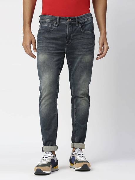 Pepe Jeans Men Skinny Mid Rise Blue Jeans