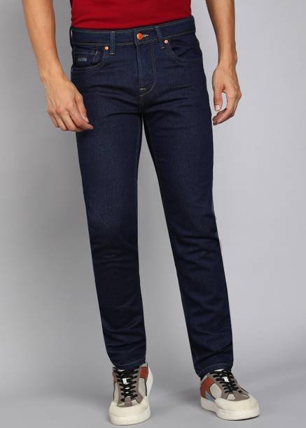 KILLER Men Slim Mid Rise Dark Blue Jeans