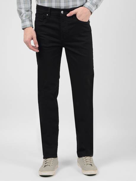 NUMERO UNO Sustainable Men Slim Mid Rise Black Jeans