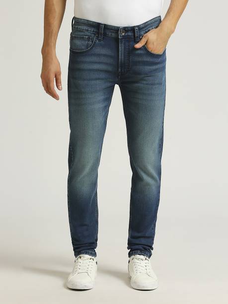 Pepe Jeans Men Skinny Mid Rise Blue Jeans