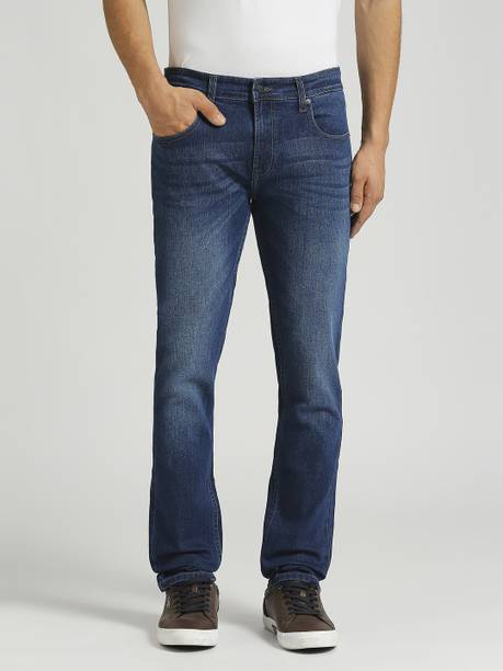 Pepe Jeans Men Slim Mid Rise Dark Blue Jeans