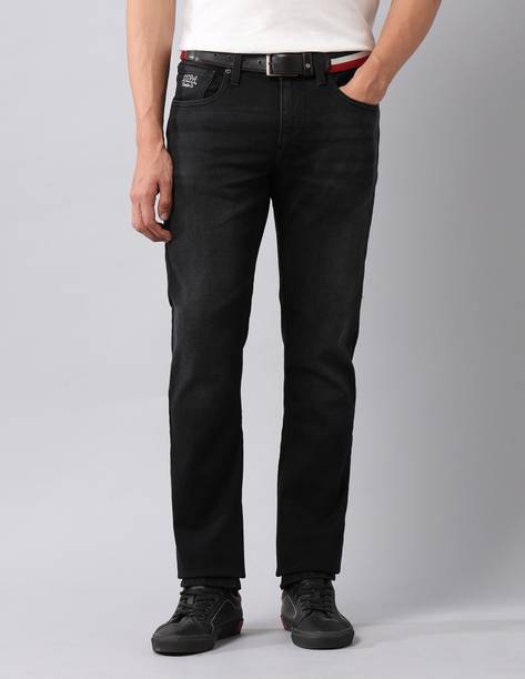 U.S. Polo Assn. Denim Co. Men Slim Mid Rise Black Jeans