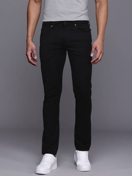 Louis Philippe Jeans Men Slim Low Rise Dark Blue Jeans