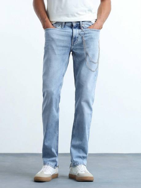 FLYING MACHINE Straight Fit Men Blue Jeans