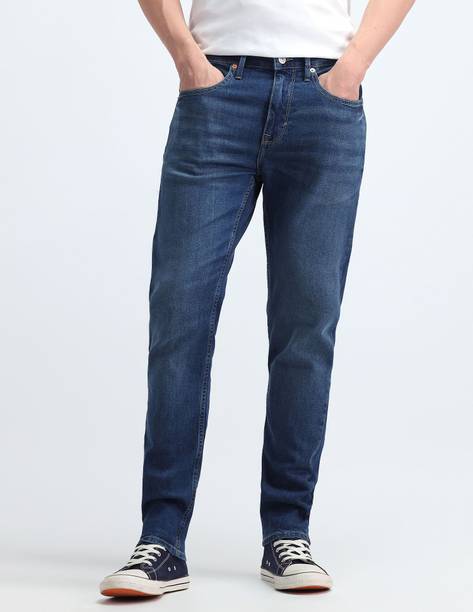 FLYING MACHINE Slim Men Blue Jeans