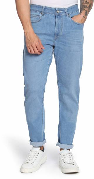FLYING MACHINE Men Slim Mid Rise Blue Jeans