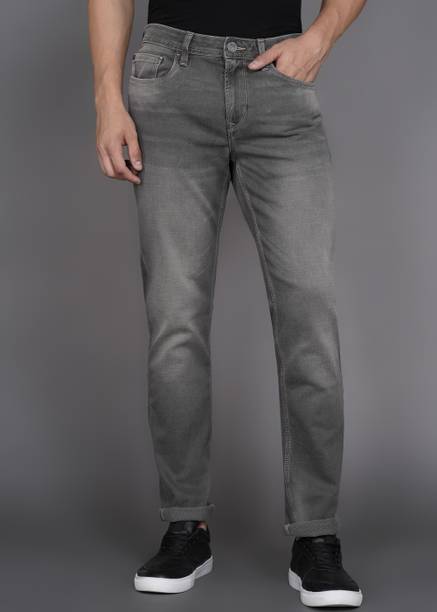 DUCATI Men Slim Mid Rise Brown Jeans