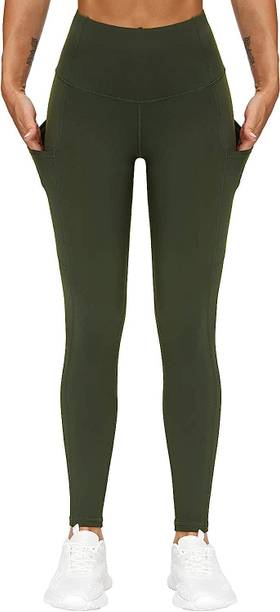 Crabina Dark Green Tregging