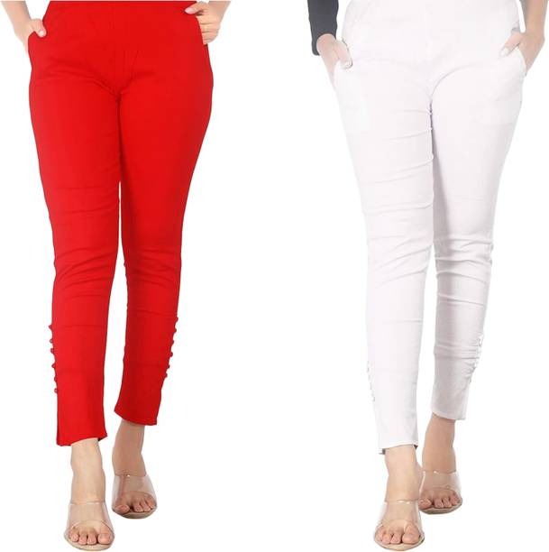 GOLDEN COLLECTION Red, White Jegging