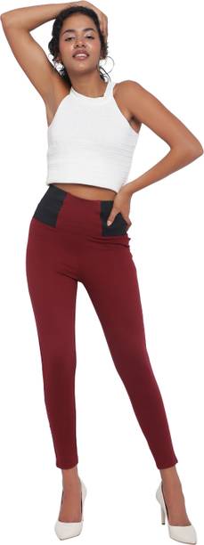 prince fashion Maroon Jegging