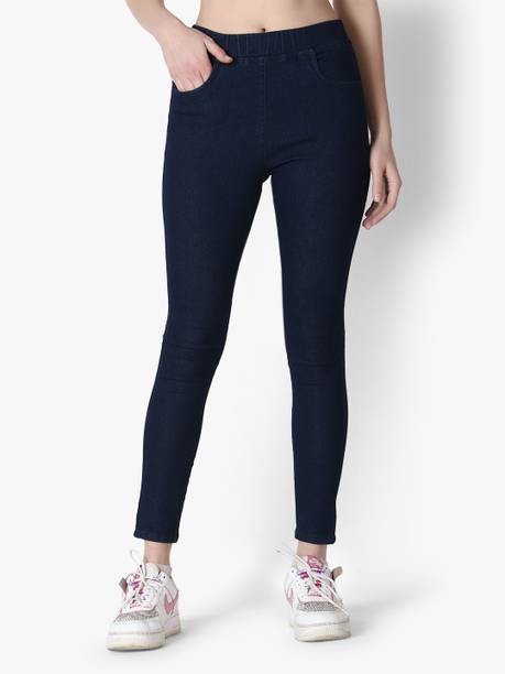 3BUTTERFLIES Dark Blue Jegging