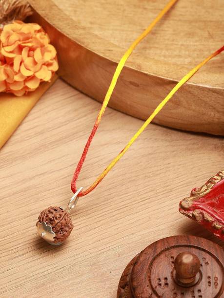 SARAF RS JEWELLERY Wood Brown Jewellery Set