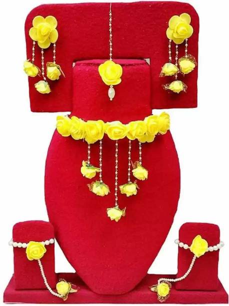 Glimpse Paper Yellow Jewellery Set