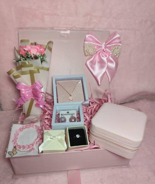 Hapians Metal, Fabric, Paper Multicolor Jewellery Set