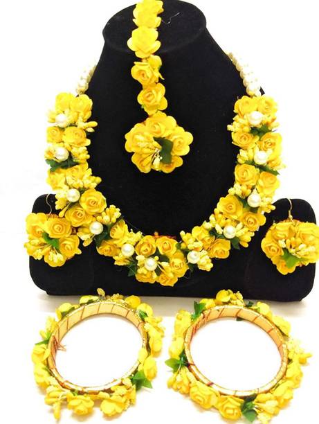 12SEASONS Paper Yellow Jewellery Set