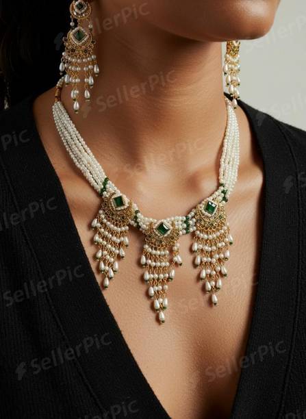 Alloy Silver Silver, Rose Gold Jewel Set
