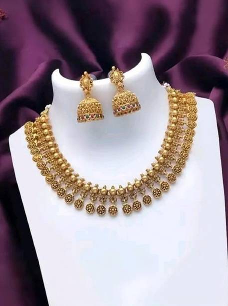 Alloy Copper Gold Jewel Set