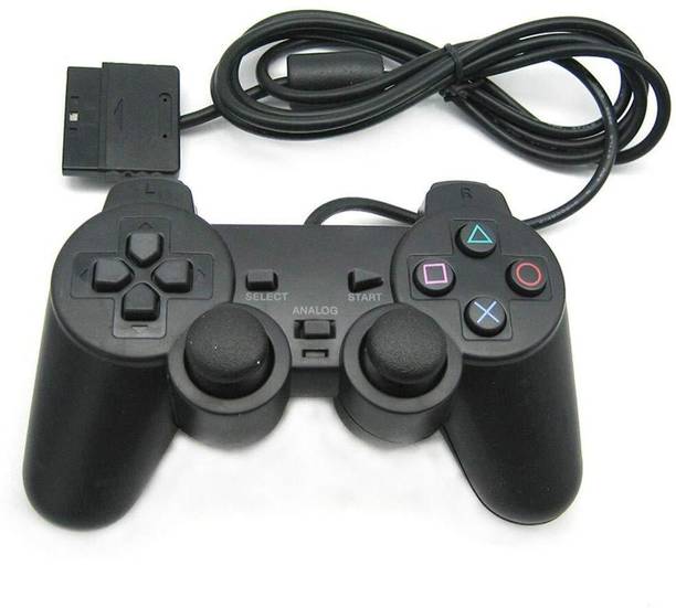 lightgaming Mr.Deal PS2 WIRED CONTROLLER FOR COMPITABLE PS2 CONSOLE (BLACK)  Joystick