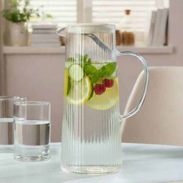 BOROSIL 1.35 L Borosilicate Glass Water Jug