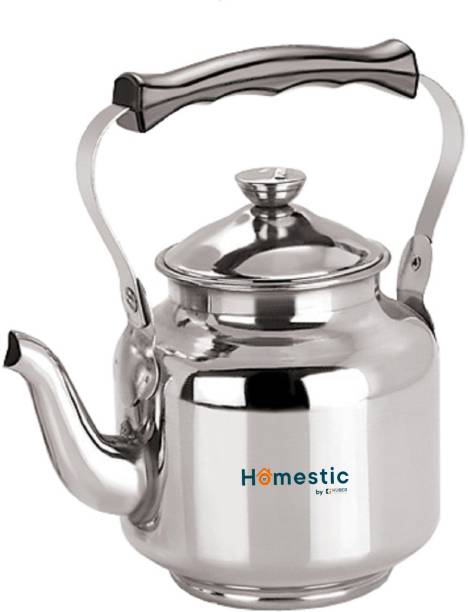 HOMESTIC 2.5 L Stainless Steel Kettle Stainless Steel Tea Kettle/Hot Water Kettle Capacity Upto 16 Cups (Silver)