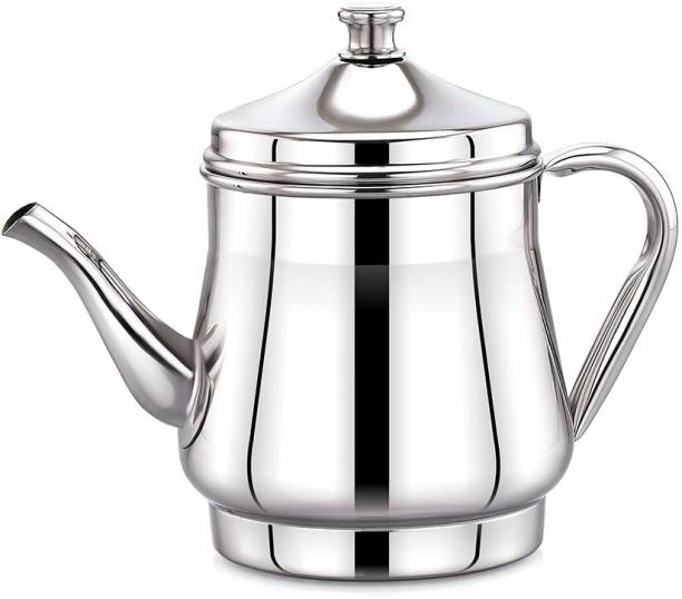 Maxima 0.37 L Stainless Steel Kettle Classic Stainless Steel Milk/Tea Kettle/Pot With Lid | PFOA Free | 370 ML