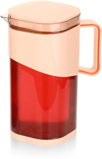 Dhiya Plastic Jug with 6 piece cups to Serve Ice Tea,Juice,Cocktail,Beverages, Plastic Tumbler