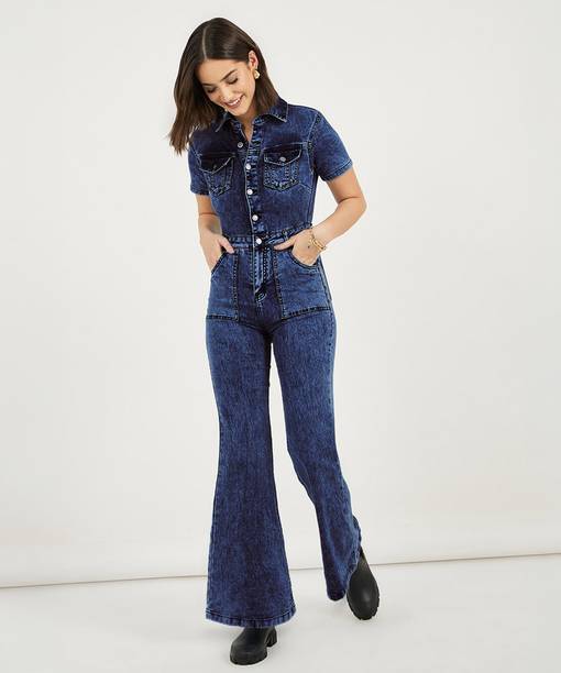 Miss Chase Solid Women Jumpsuit