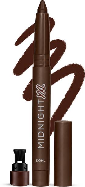 Renee Midnight XXL Kohl With Sharpener | Waterproof, Smudge-proof, Long-Lasting 24 Hrs