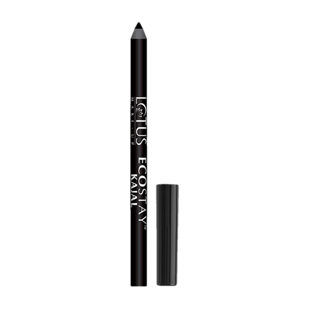 LOTUS MAKE - UP ECOSTAY Kajal | Water and Smudge-proof with Jojoba oil & Vitamin E| Matte Finish
