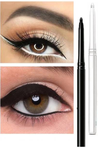 DARYUE Black & White Water proof Crayon Kajal