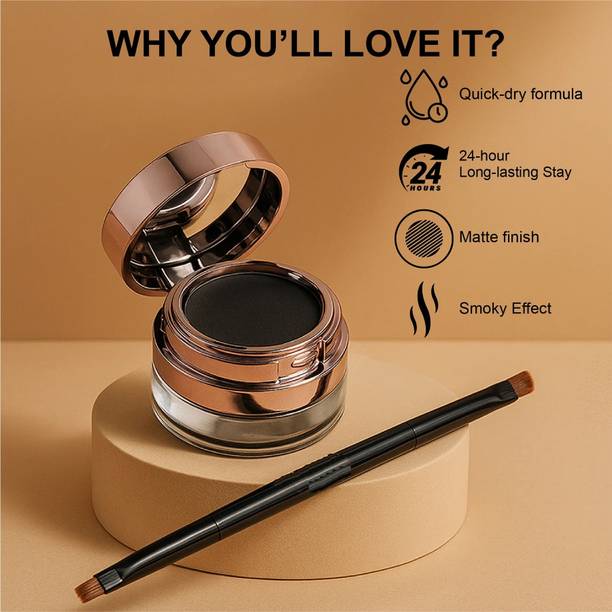 NADJA Perfect Waterproof 2 In 1 Gel kajal eyeliner best for eye makeup